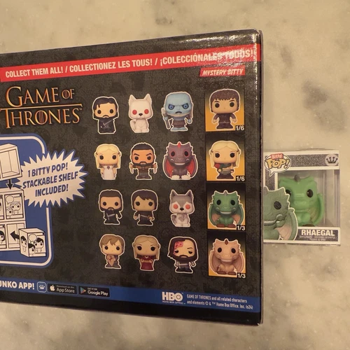 Funko Bitty Pop Game of Thrones- Rhaegal *Chase*