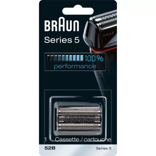 52B Series 5 Replacement Foil & Cutter Cassette For Braun Electric Shavers,Black - Picture 4 of 11