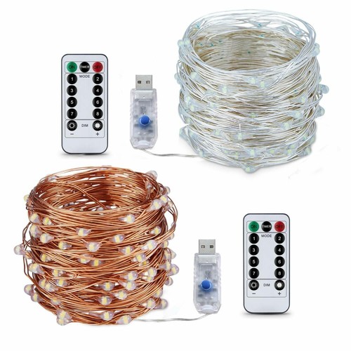 10-30M 50/200/300 LED Fairy String Light USB Copper Wire Garden Party Decor Lamp - Picture 17 of 21