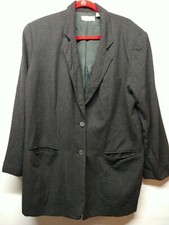Elisabeth A Liz Claiborne Company Suit Separate Jacket Size 16 Gray 019