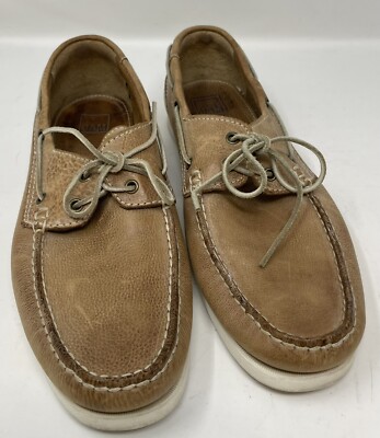 Johnston & Murphy J&M Tan Leather Men display picture 3