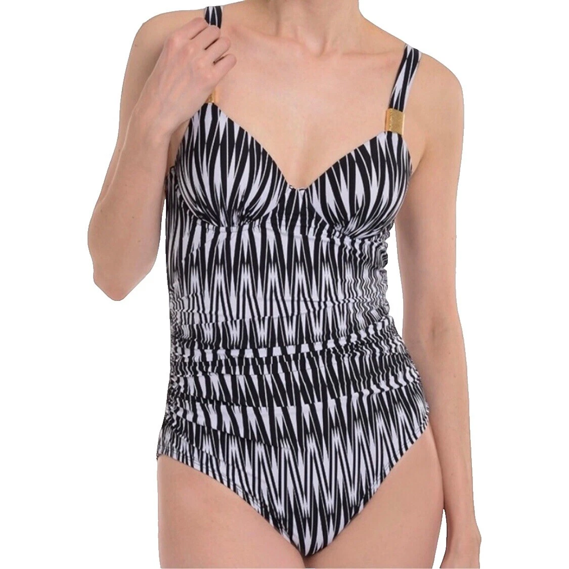 Traje De Baño Estampado Animal Spanx para Mujeres