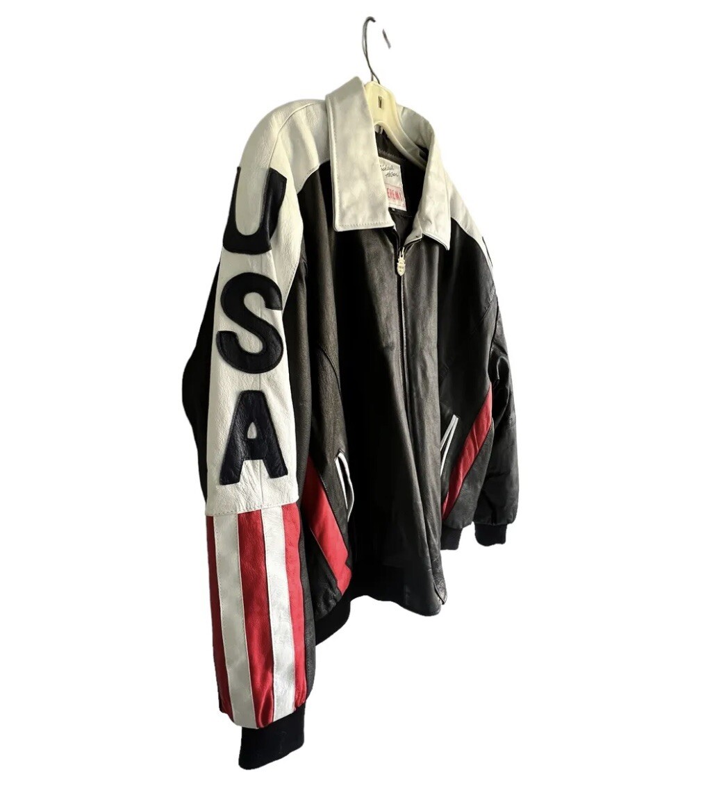 mens leather jacket 2x Michael Hoban WhereMi | eBay