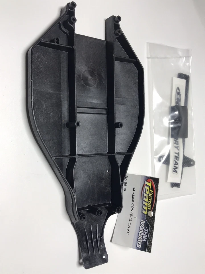 Team Factory Associated B4 8mm Chassis Conversion Kit AE9636 Asso 9636 Graphite  - Bild 3 von 4