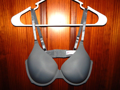 NOBO GREY BRA, UNDERWIRE, MEDIUM LINING, SIZE 36 D, NWOT