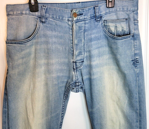 The Hundreds Jeans Herren blau Adam Bomb Button Fly Pocket Selvedge 34x31 - Bild 2 von 16