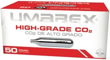 Umarex High-Grade CO2 Cartridges for Pellet Guns, BB Guns and Airsoft Guns 50 pk