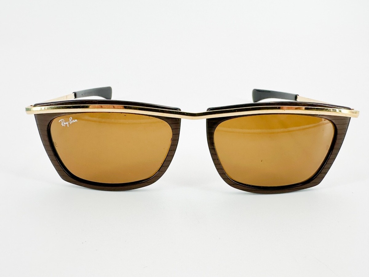 NICE Ray Ban B &L L1000 Olympian Sunglasses FRAMES Gold Brown