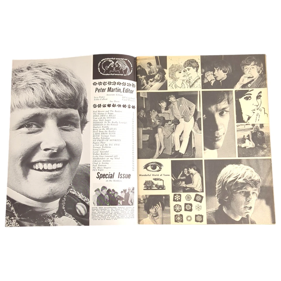 Movie Teen Illustrated July 1967 ROLLING STONES - DONOVAN - BLUES MAGOOS Foto 3 de 4