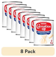  8 pack Carnation Vitamin D Added Evaporated Milk for Easter Baking, 12 fl. oz