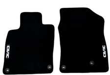 Front Car Floor Mats For Honda Civic Waterproof Velour Carpet Rugs Auto Liners 2
