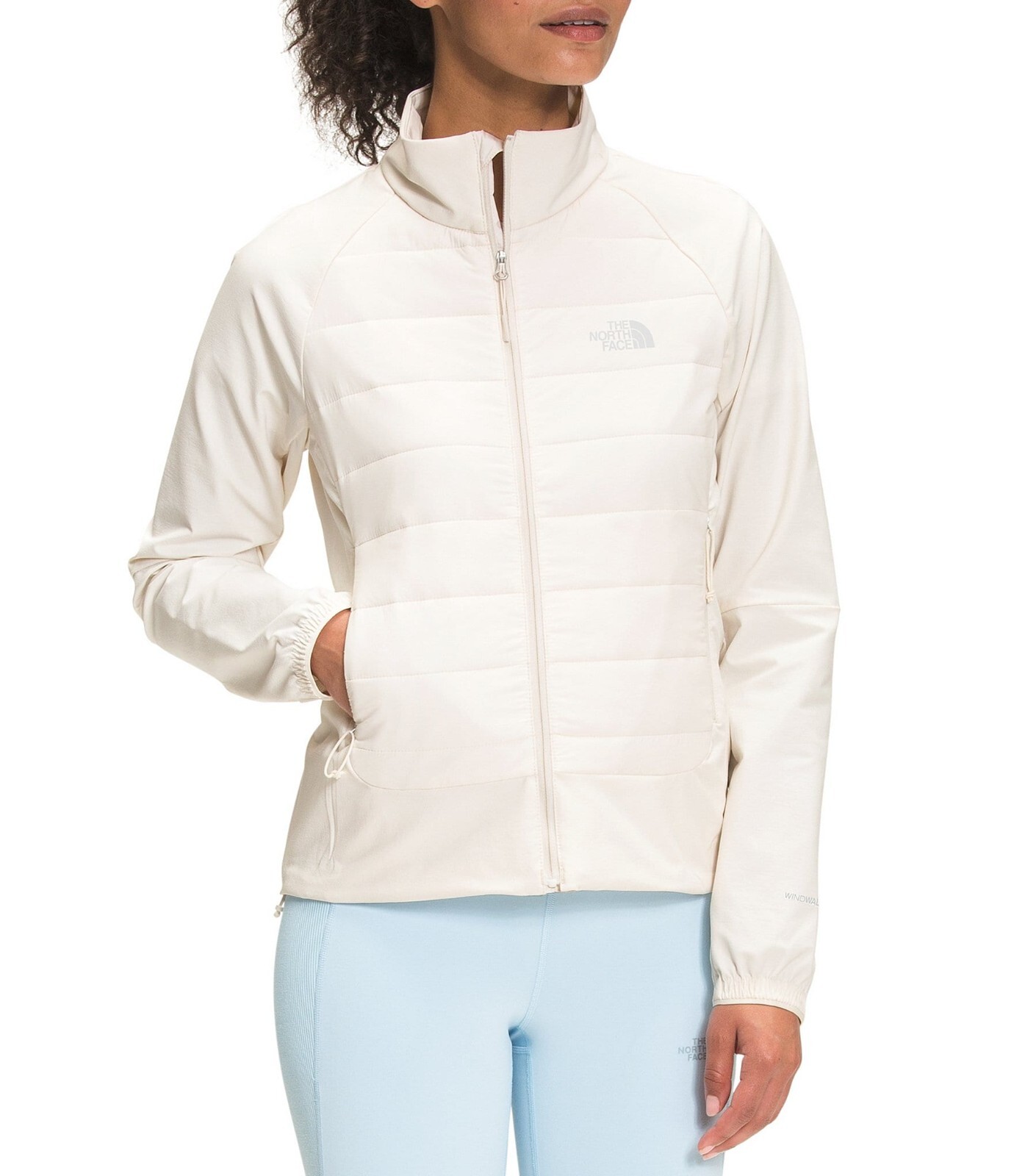 The North Face Womens Jacket Medium White Cinnabar Hyvent