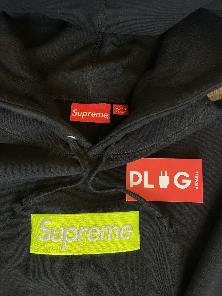 Supreme Box Logo Hooded Sweatshirt - Black