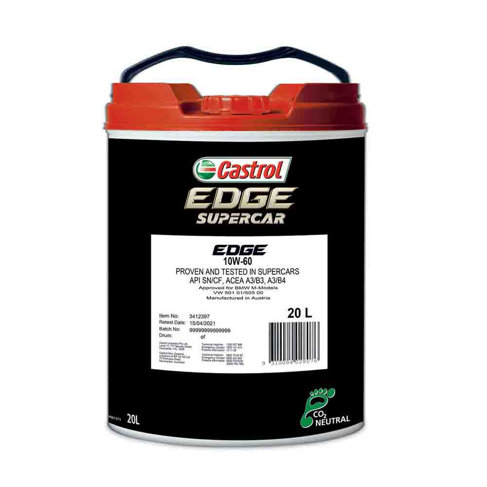 Castrol EDGE SUPERCAR 10W-60 20L エンジンオイル Castrol 3412397 10W-60 Edge Super Car Engine Oil 20 Litre | eBay