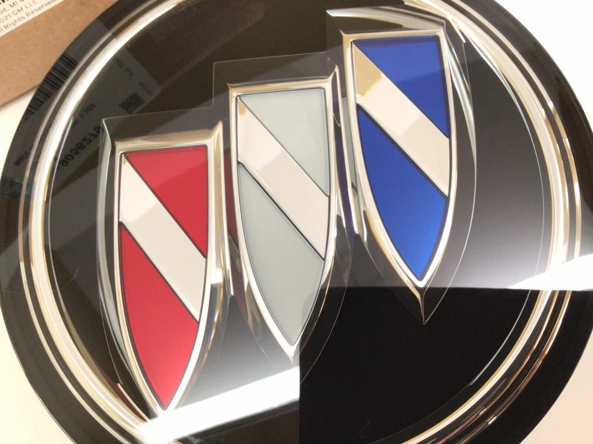 Buick Envision Lacrosse front radiator grille Tri-Shield Emblem 