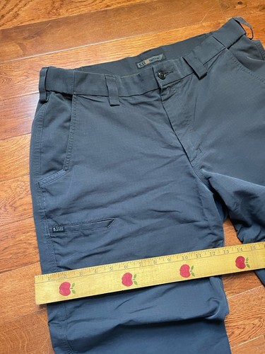 5.11 Tactical Pants Men 36x34 Battle Gray Fast Tac Urban 74461 Utility Ripstop - Picture 3 of 17
