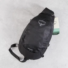 Osprey Sling Bag Unisex 6L Outdoor Lightweight Chest Bag Black Color