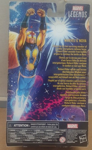 "Figura de acción Hasbro Marvel Legends The Man Called Nova de 6"" ¡Exclusiva Walgreens! - Imagen 2 de 2