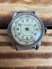Solora side hacking slide vintage watch for spares repairs parts project watch