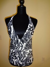 Old Navy Women V-Neck Cropped Tankini Swim Suit - Size Medium/Xsmall