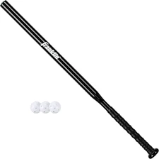 MLB Baseball Training Bat + Balls - Thin Stick Training Skinny Mini Bat 30"