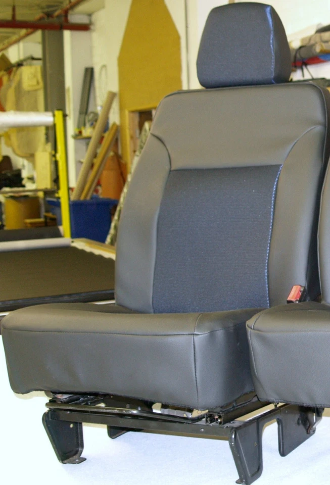 FIAT SCUDO 1-ГО ПОКОЛЕНИЯ, ПОЛНОСТЬЮ СШИТЫЕ чехлы на сиденья фургона из искусственной кожи - Изображение 2 из 3