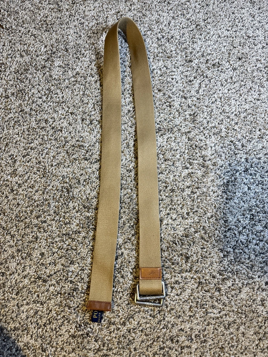 Polo Ralph Lauren Braided/Woven Belt Beige Belts for Men for  display picture 1