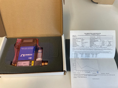 NEW IN BOX Omega FMA5520A Mass Flow Controller (10 LPM max) with LCD Display