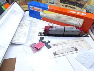 ROCO Loco FS E 636.284 Grey Liver Red Gorgeous Funz.te in Box 43613.1