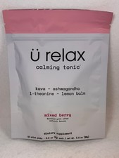 U Relax Calming Tonic- 15 Stick Packets MIXED BERRY Flavor New Delicious