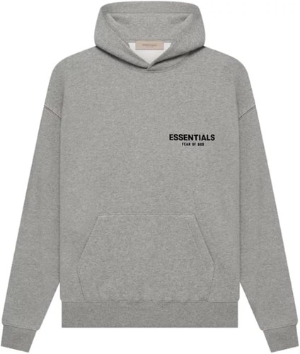 Fear of God Essentials SS22 Pullover Hoodie (Dark Oatmeal) Sz Medium