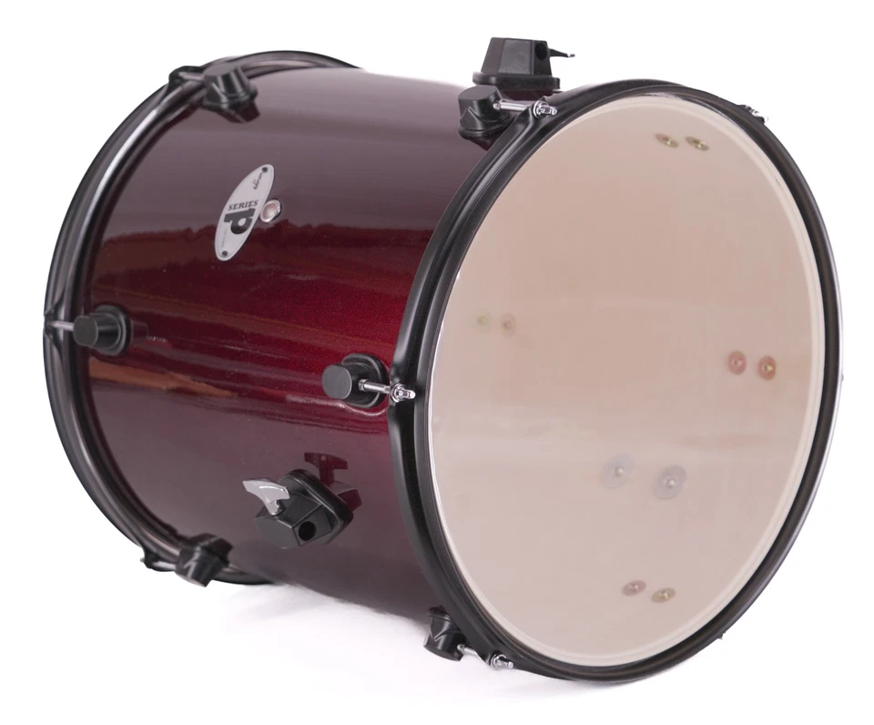 Serie d2 de ddrum 14" x 14" Floor Tom - Red Sparkle - Caja abierta - ENVÍO GRATUITO Foto 3 de 4