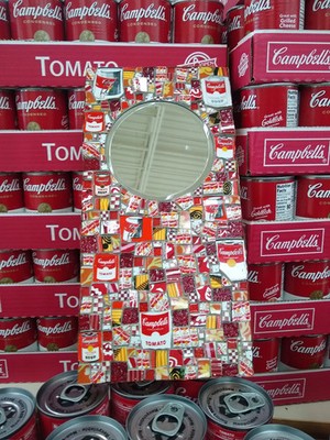 Campbell's Tomato Soup Mosaic | Wall Art | Andy Warhol