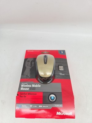 Microsoft Wireless Mobile Mouse 3500 - Gold (GMF-00046)