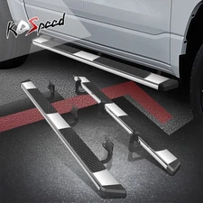 5.5" Stainless Flat Running Board Side Step Nerf Bar for 19-24 Ram 1500 Crew Cab