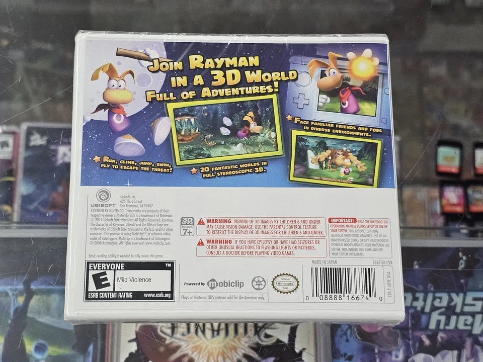 Rayman 3DS (Brand New Factory Sealed US Version) Nintendo 3DS - Image 2 of 4