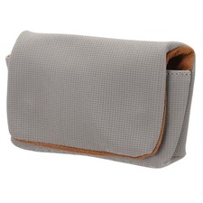 Digital Camera Storage Bag, 6 x 4 x 1.3 Inch Fiber Material Multi-Purpose, Gray