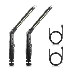 Dr. Prepare LED Work Light, 700 Lumens Foldable Rechargeable Work Light, 3200...