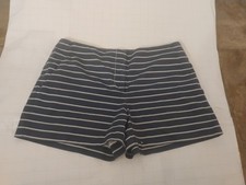 Women's Loft Brand Striped Shorts Size 4. Waist 32".