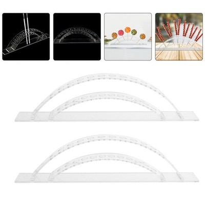 2Pcs Cakepop-Ständer Kuchenstange Hochzeitstortenplatten Halterung