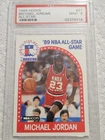 Michael Jordan 1989 Hoops All-star  card#21  psa 9