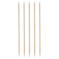 4Pcs Bamboo Knitting Needles Double Pointed Size US 1.5 2.5mm 6 Inch 15cm 