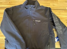Wrangler Black Logo Trail Jacket Nwt Size Large