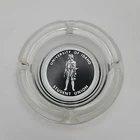 Vintage University of Idaho Student Union Glass Ashtray Vandal Mascot...