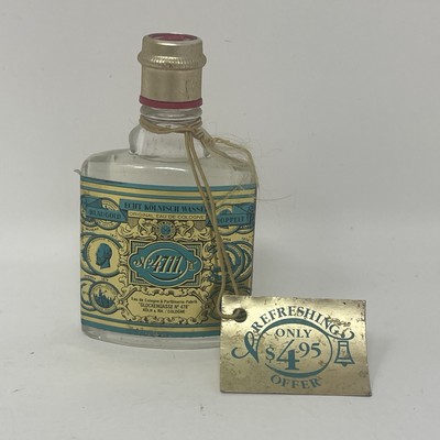 Vintage ECHT KOLNISCH WASSER No 4711 ORIGINAL EAU DE COLOGNE 0.8 Oz Original Tag