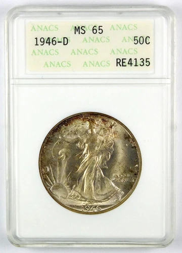 Photo of a 1946-D Walking Liberty Half Dollar from an eBay listing that sold on Jul 23, 2026