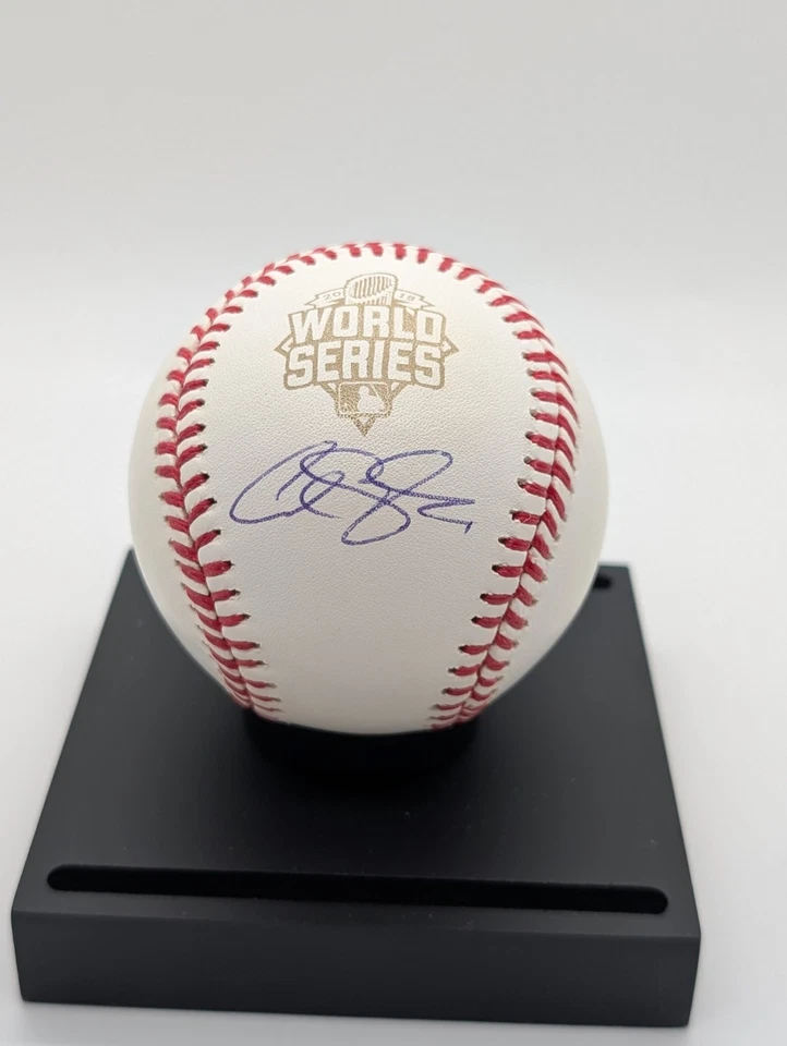 Alex Gordon Signed 2015 World Series Baseball MLB Holoraph Authentication  - Image 2 of 4