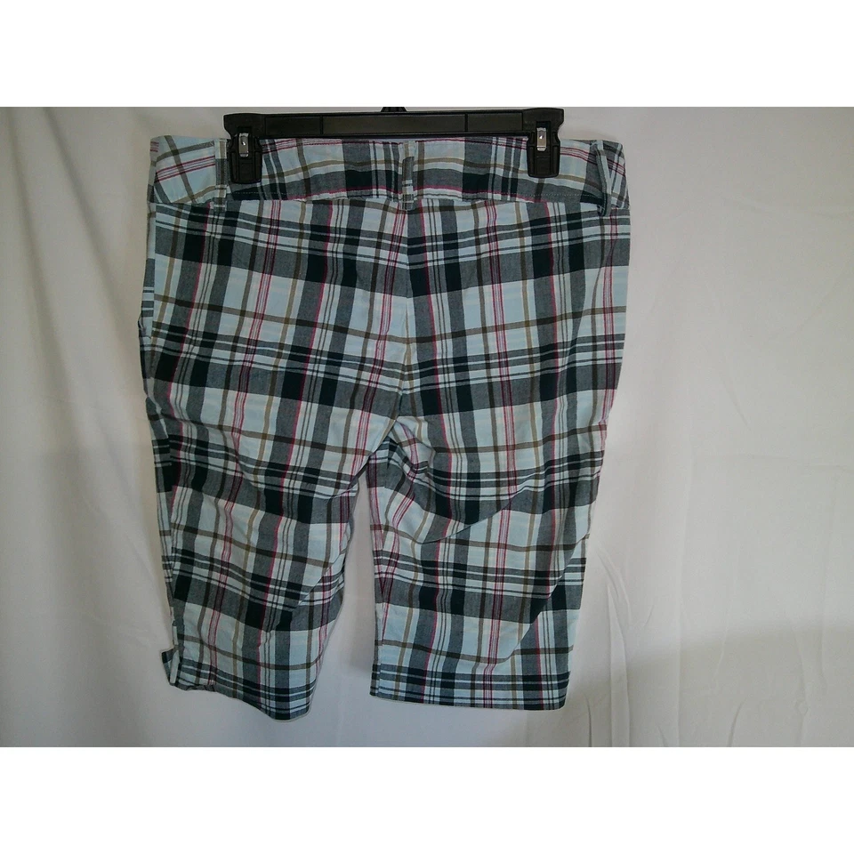 Calça capri xadrez limitada Tracy Evans feminina tamanho 11 cropped - Imagem 2 de 3