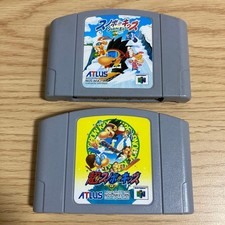 Snowboard kids and Super Snowboard kids set Nintendo 64 NTSC-J Atlus Sports