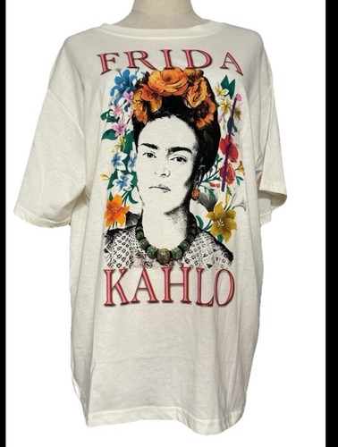 Frida Kahlo Damen X-Large T-Shirt Kurzarm Bluse - Bild 1 von 8